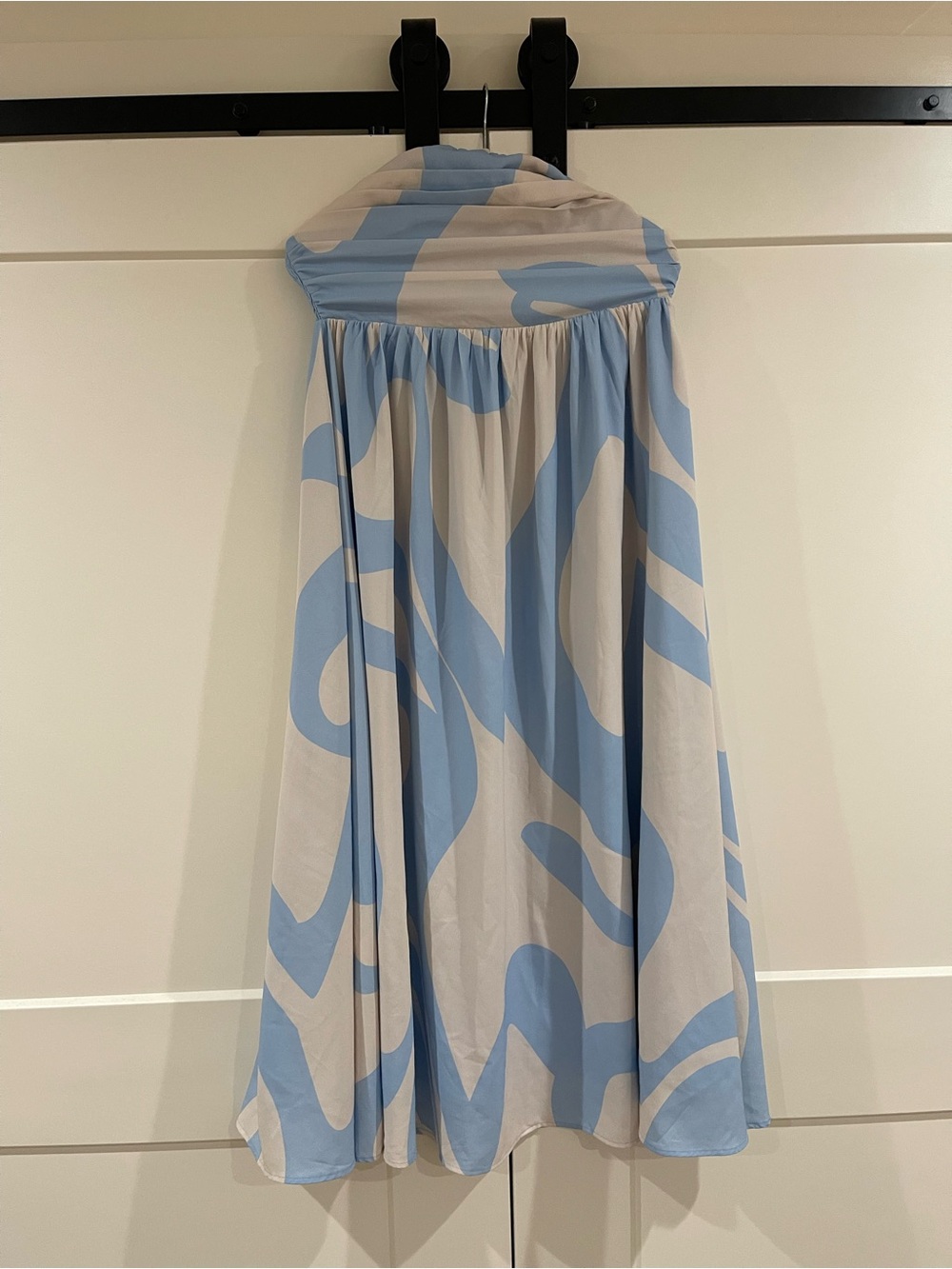 Petal and Pup Women's Nesta Maxi Dress - Blue Cream L
